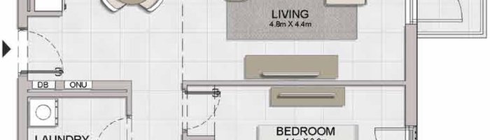 Port-De-La-Mer-Le-Ciel-Floor-Plans-1BR